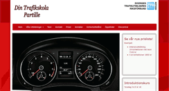 Desktop Screenshot of dintrafikskolapartille.se